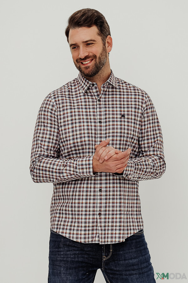 Рубашка с длинным рукавом Lerros, размер 58-60, цвет разноцветный - фото 3