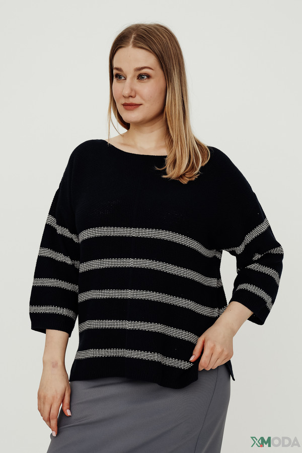 Пуловер Frapp, размер 50, цвет чёрный - фото 1