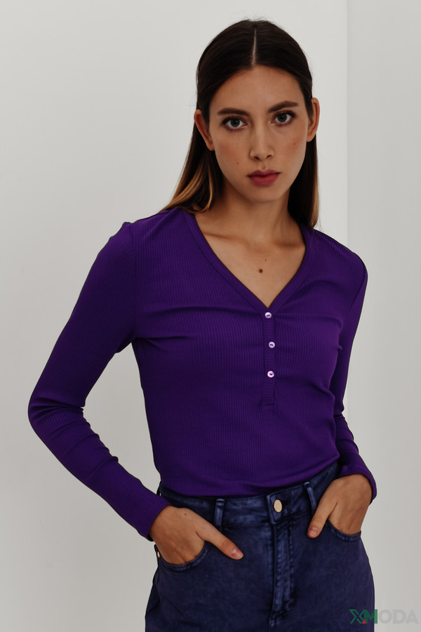 Пуловер Rich and Royal, размер 48-50, цвет фиолетовый - фото 5