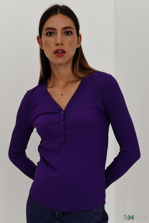 Пуловер Rich and Royal, размер 48-50, цвет фиолетовый - фото 3