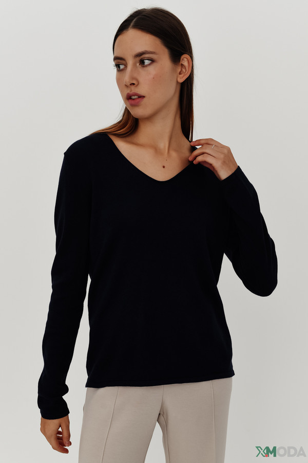 Пуловер Tom Tailor, размер 44-46, цвет чёрный - фото 1