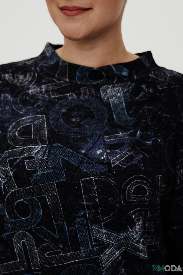 Пуловер Doris Streich, размер 56, цвет чёрный - фото 5