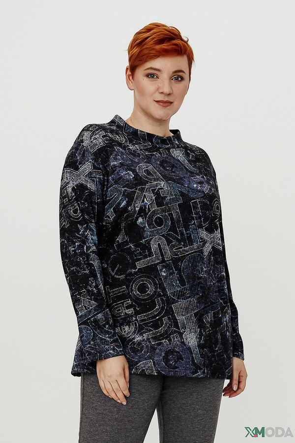 Пуловер Doris Streich, размер 56, цвет чёрный - фото 3