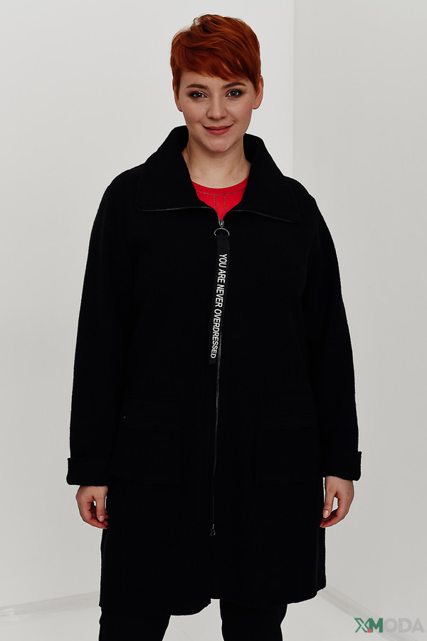 Пальто Doris Streich, размер 54, цвет чёрный - фото 3