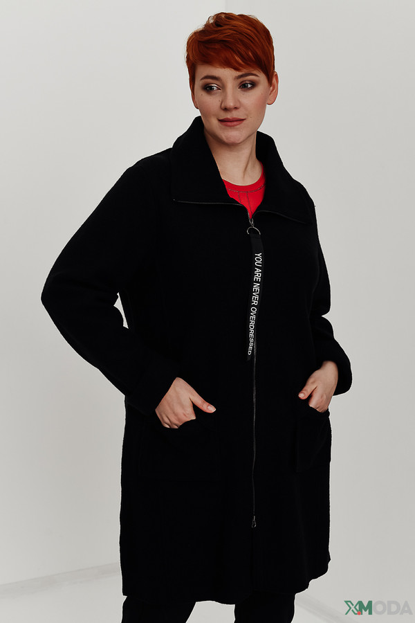 Пальто Doris Streich, размер 54, цвет чёрный - фото 4