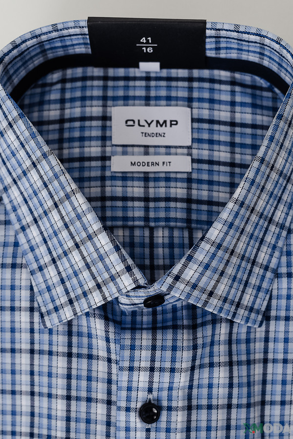 Рубашка с длинным рукавом Olymp, размер ворот 44, плечи 56, цвет разноцветный - фото 6