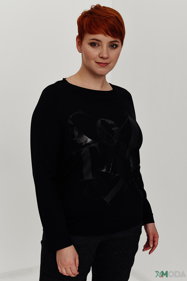 Пуловер Samoon, размер 58, цвет чёрный - фото 3