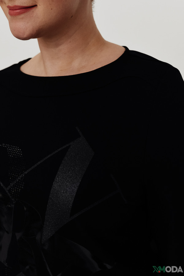 Пуловер Samoon, размер 58, цвет чёрный - фото 5