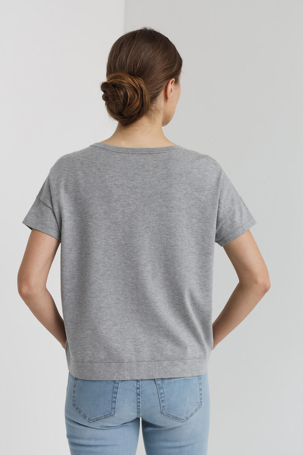 Пуловер Pezzo, размер 50, цвет серый - фото 4