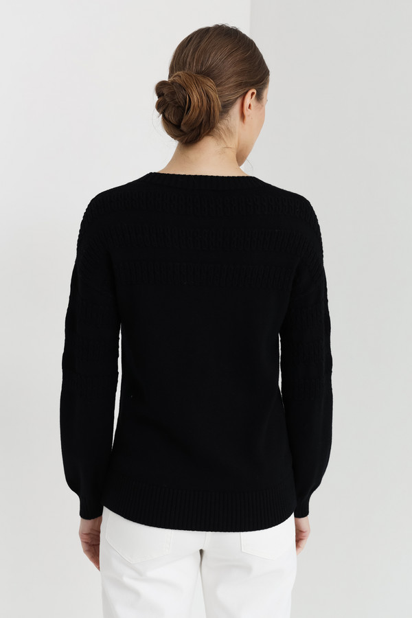 Пуловер Pezzo, размер 52, цвет чёрный - фото 4
