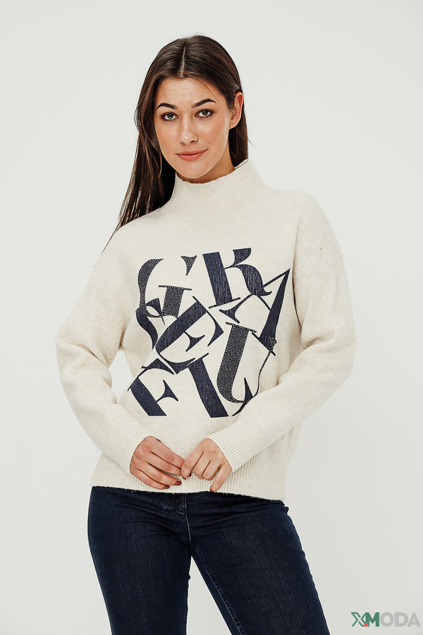 Пуловер Monari, размер 42, цвет белый - фото 3