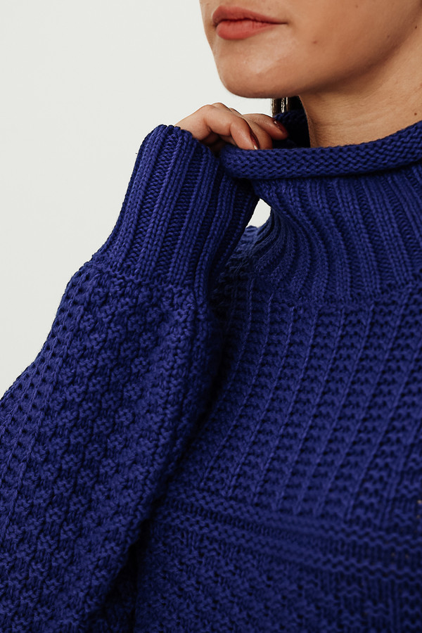 Пуловер Monari, размер 42, цвет синий - фото 5