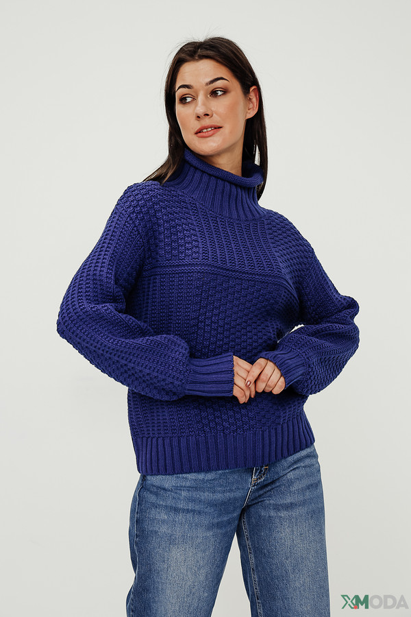 Пуловер Monari, размер 42, цвет синий - фото 1