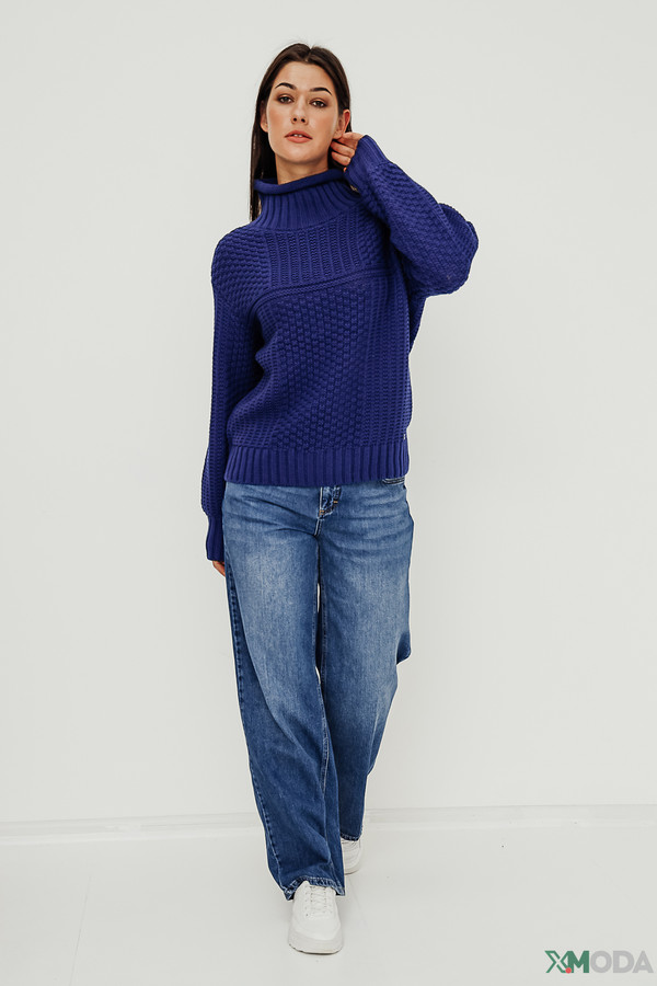 Пуловер Monari, размер 42, цвет синий - фото 2