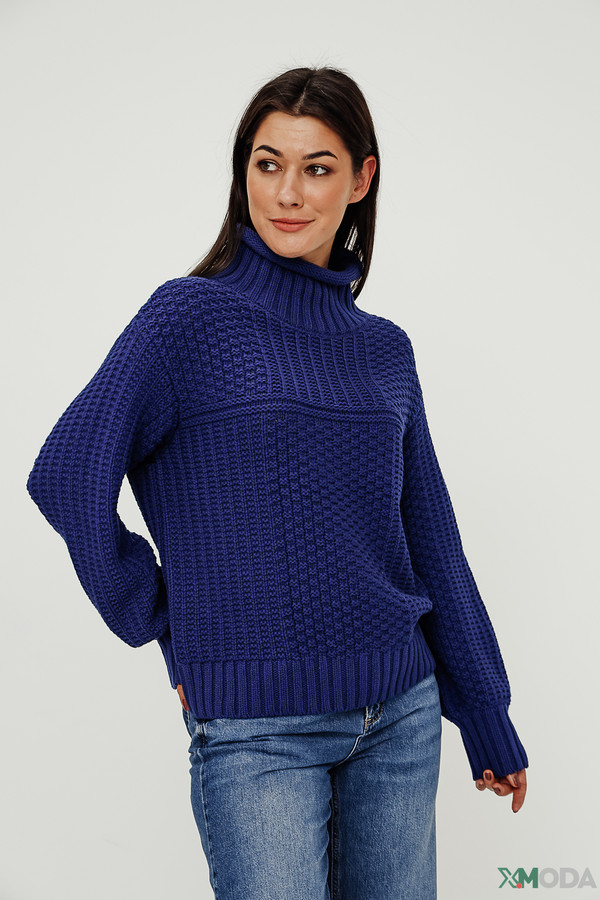 Пуловер Monari, размер 42, цвет синий - фото 3