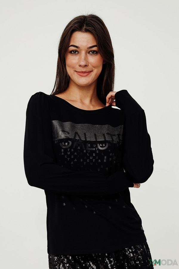 Пуловер Monari, размер 52, цвет чёрный - фото 4