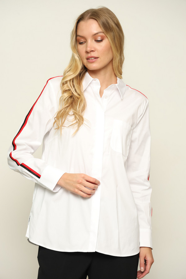 Рубашка с длинным рукавом Monari, размер 50, цвет белый - фото 3