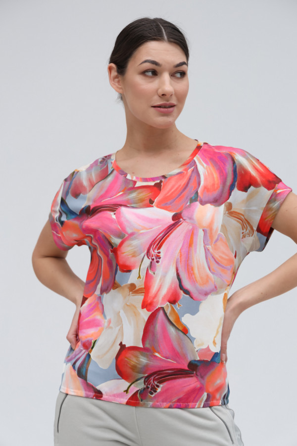 Блузa Monari, размер 50, цвет разноцветный - фото 3