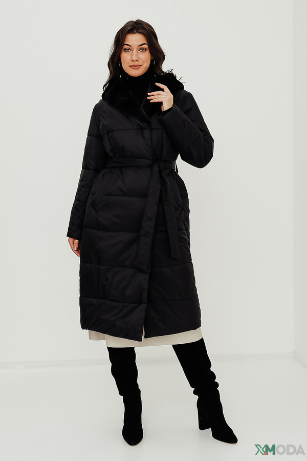 Пальто Electra style, размер 48, цвет чёрный - фото 4