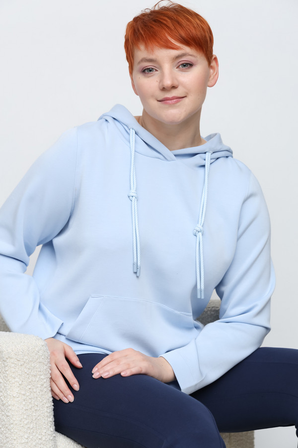 Пуловер Frapp, размер 50, цвет голубой - фото 1