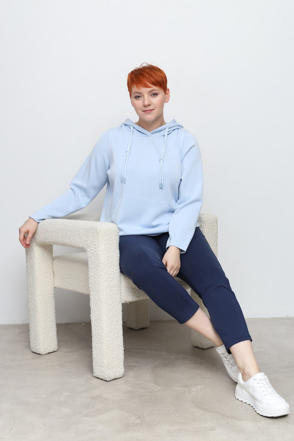 Пуловер Frapp, размер 50, цвет голубой - фото 3