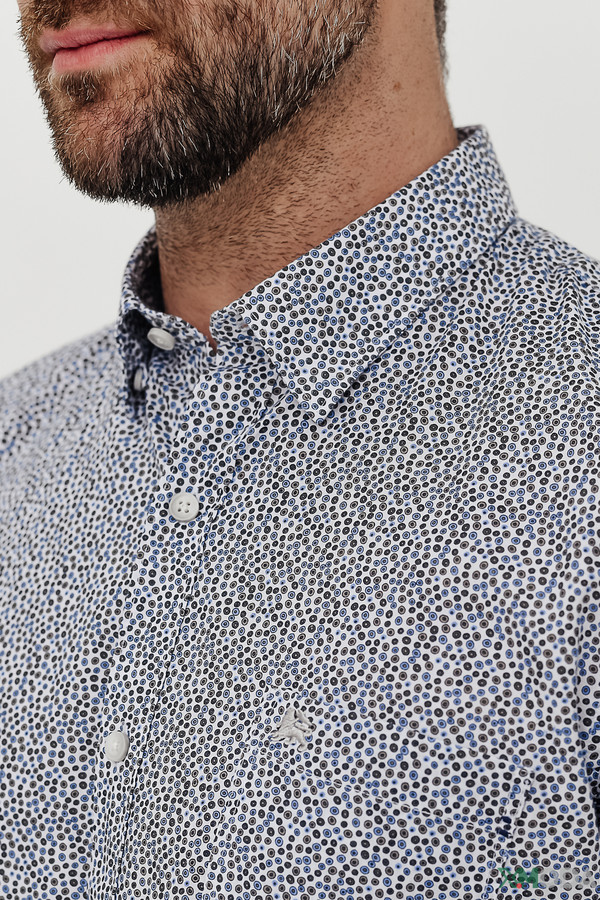 Рубашка с длинным рукавом Lerros, размер 54-56, цвет разноцветный - фото 5