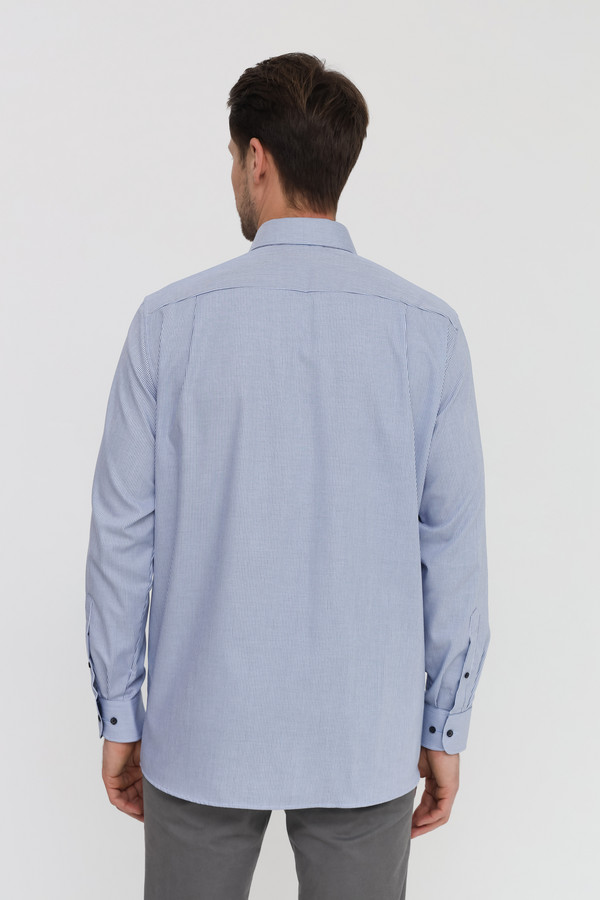 Рубашка с длинным рукавом Casa Moda, размер ворот 41, плечи 50, цвет голубой - фото 4