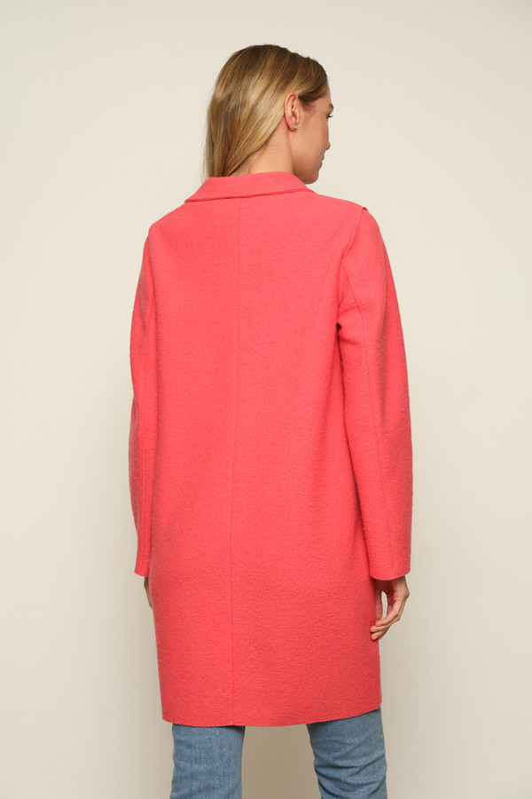 Пальто Oui, размер 50, цвет красный - фото 5