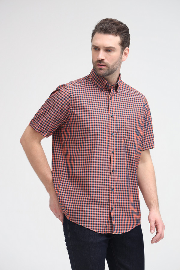 Мужские рубашки с коротким рукавом Casa Moda, размер 54-56, цвет разноцветный - фото 1