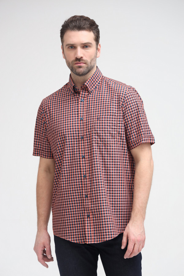 Мужские рубашки с коротким рукавом Casa Moda, размер 54-56, цвет разноцветный - фото 3