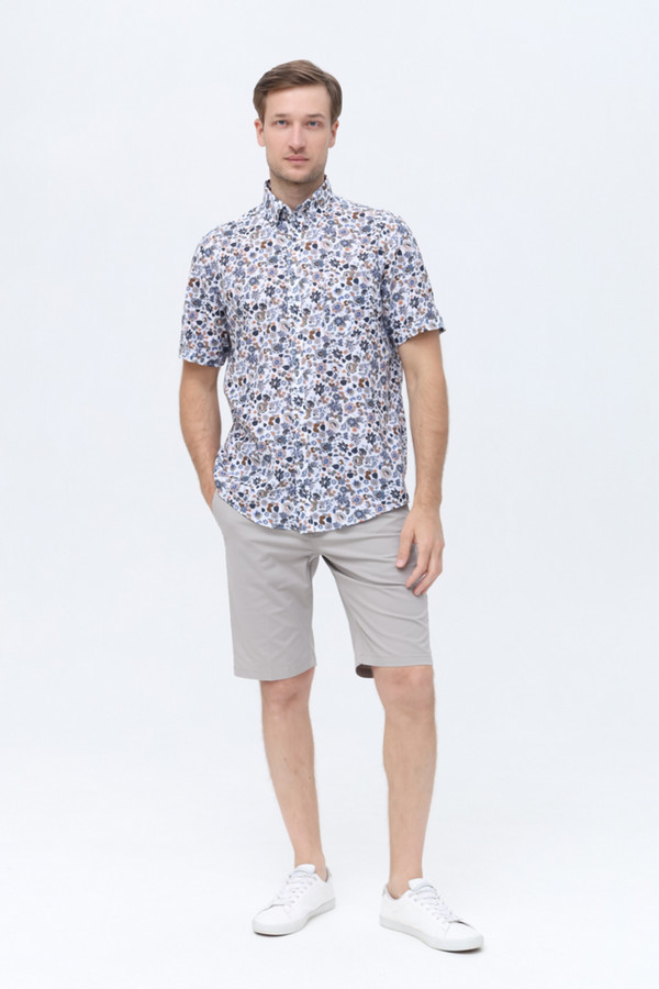 Мужские рубашки с коротким рукавом Casa Moda, размер 58-60, цвет разноцветный - фото 2