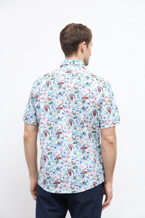 Мужские рубашки с коротким рукавом Casa Moda, размер 50-52, цвет разноцветный - фото 4
