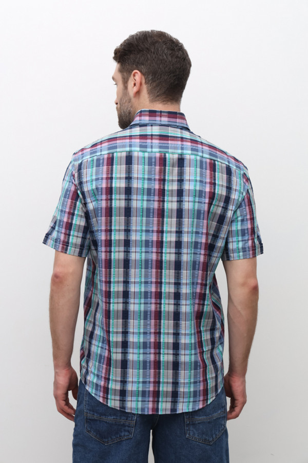 Мужские рубашки с коротким рукавом Casa Moda, размер 64-66, цвет разноцветный - фото 5