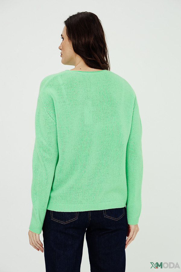 Пуловер Luisa Cerano, размер 44, цвет зелёный - фото 5