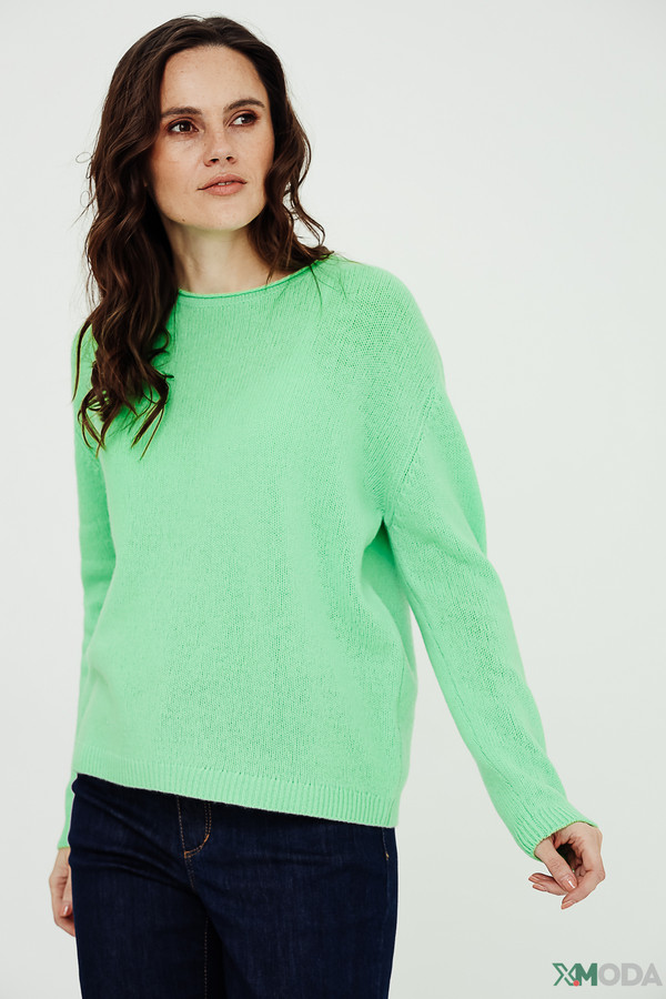 Пуловер Luisa Cerano, размер 44, цвет зелёный - фото 4