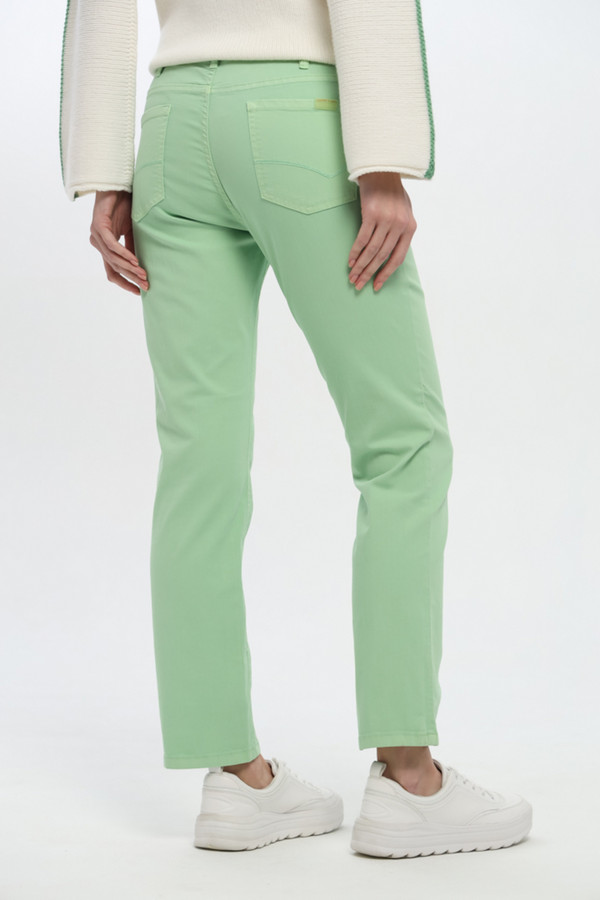 Модные джинсы Zerres, размер 46, цвет зелёный - фото 4