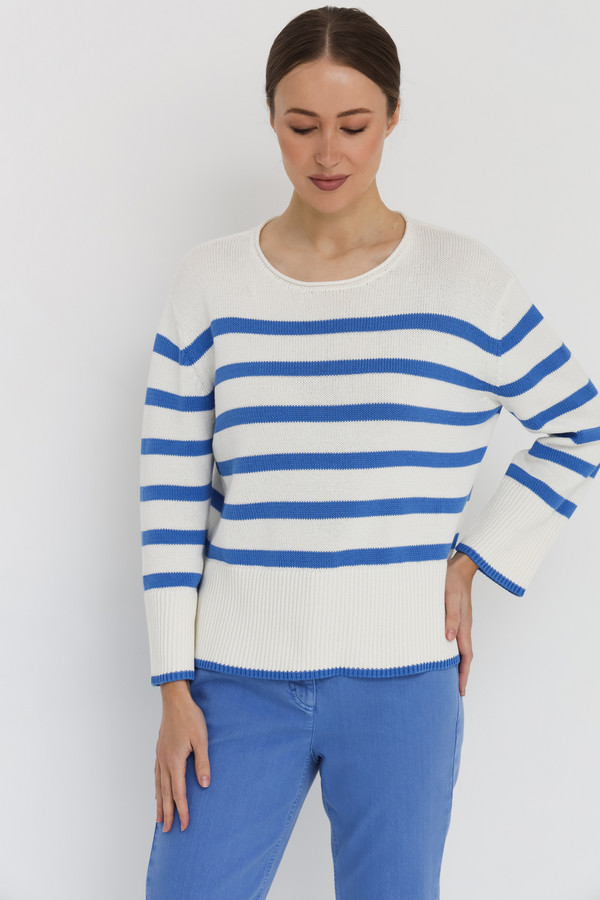 Пуловер Luisa Cerano, размер 44, цвет разноцветный - фото 3