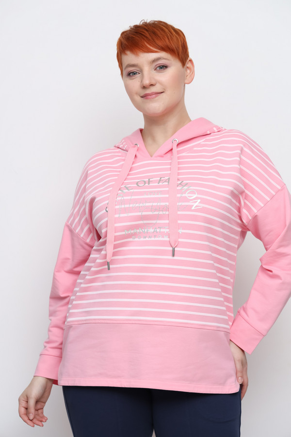 Пуловер Via Appia, размер 44, цвет розовый - фото 5