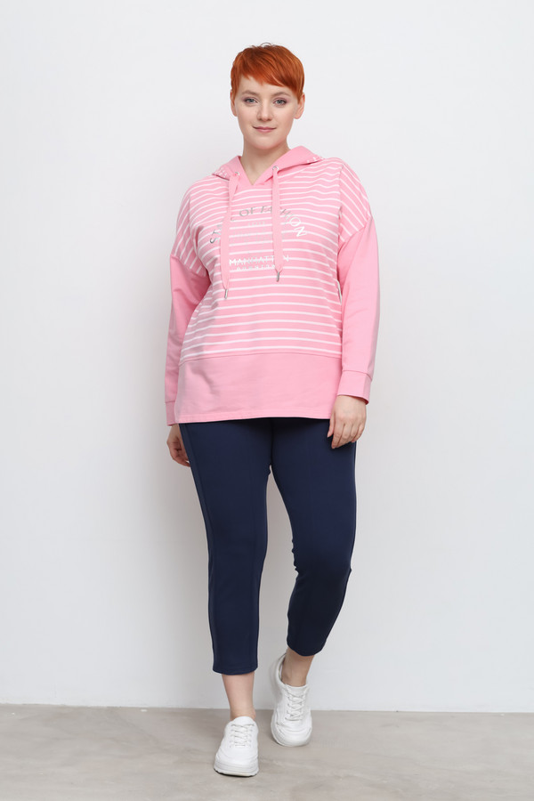 Пуловер Via Appia, размер 44, цвет розовый - фото 2