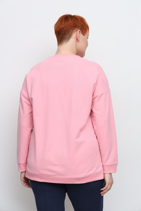 Пуловер Via Appia, размер 48, цвет розовый - фото 4