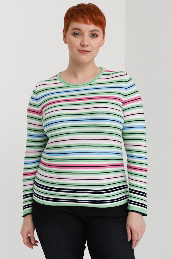 Пуловер Rabe collection, размер 54, цвет разноцветный - фото 1