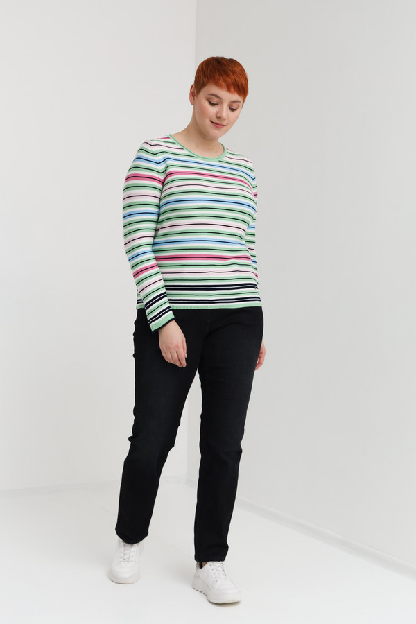Пуловер Rabe collection, размер 54, цвет разноцветный - фото 2