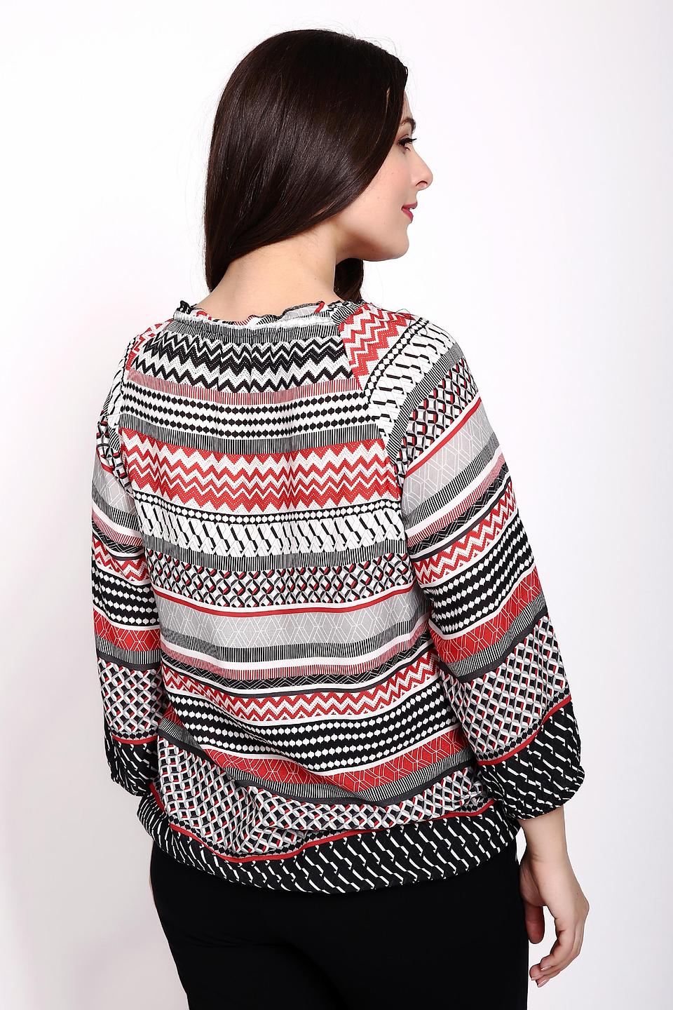 Блуза Betty Barclay разноцветная с узорами и кулиской