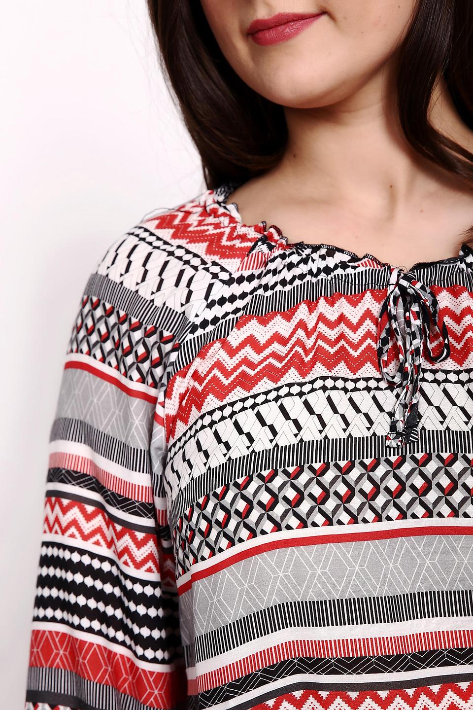 Блуза Betty Barclay разноцветная с узорами и кулиской