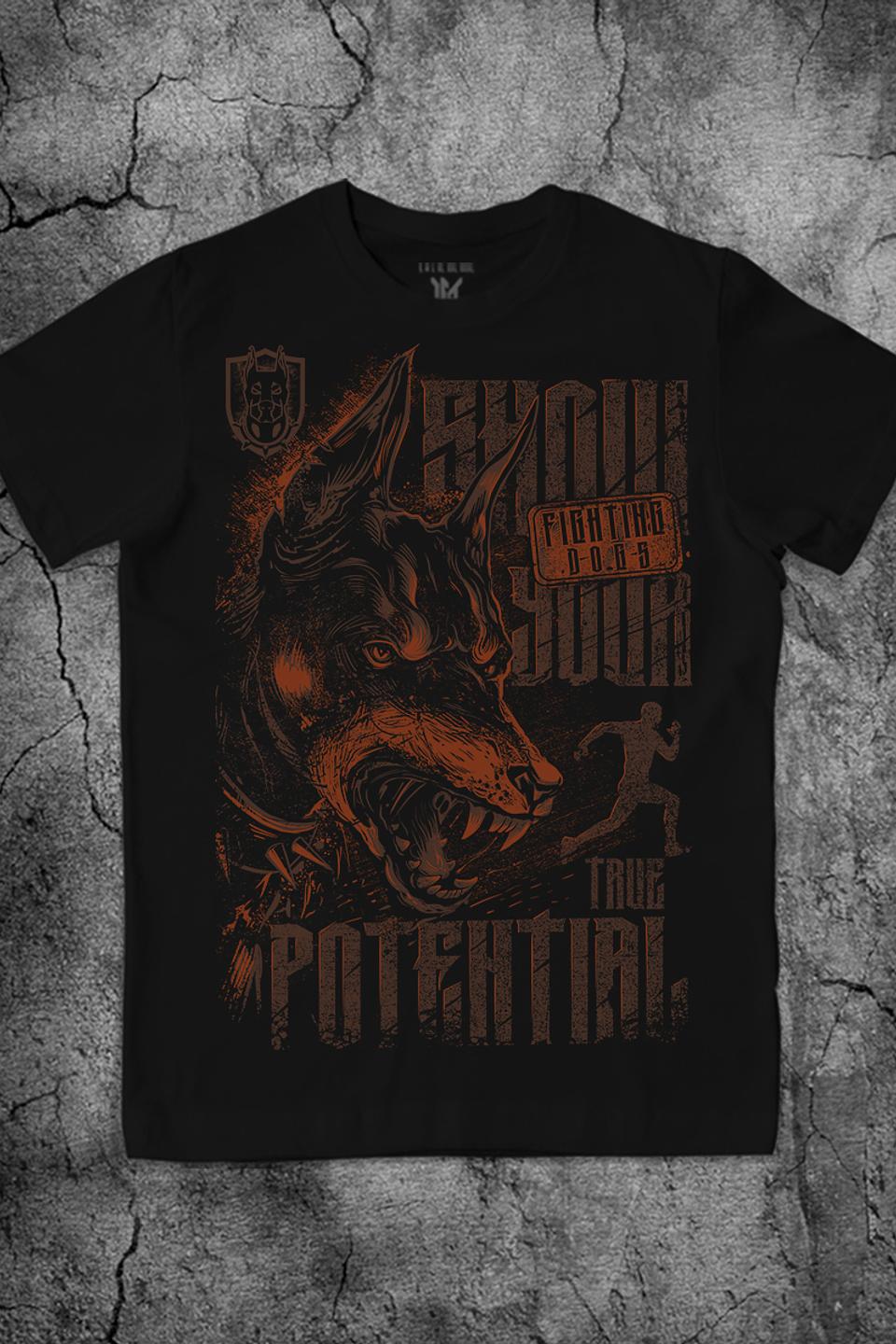 Футболка Макс Экстрим с принтом чёрная