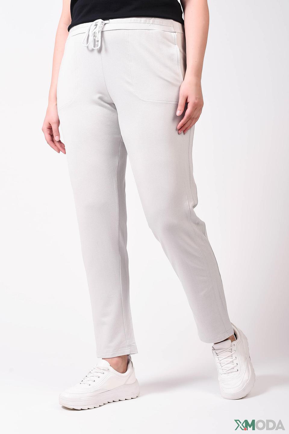 Брюки Pezzo Серые с поясом на шнурке