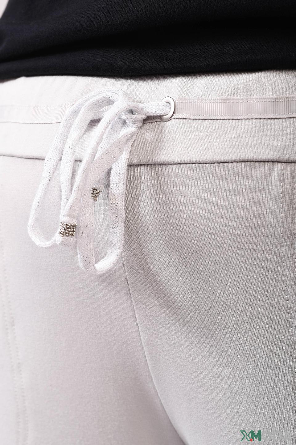 Брюки Pezzo Серые с поясом на шнурке