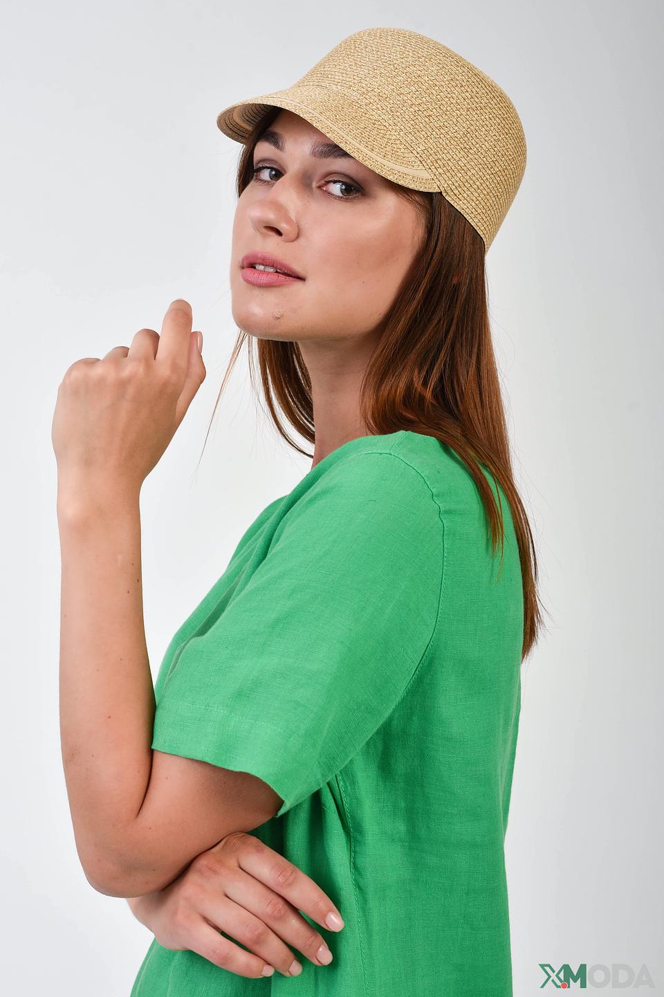 Кепка Seeberger соломенная бежевая