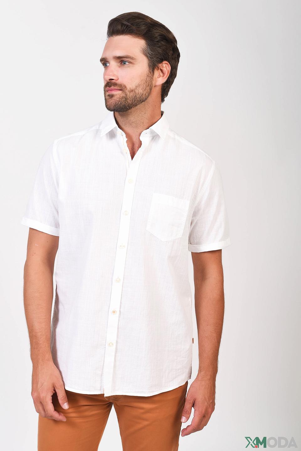 Рубашка кр Calamar мужская белая