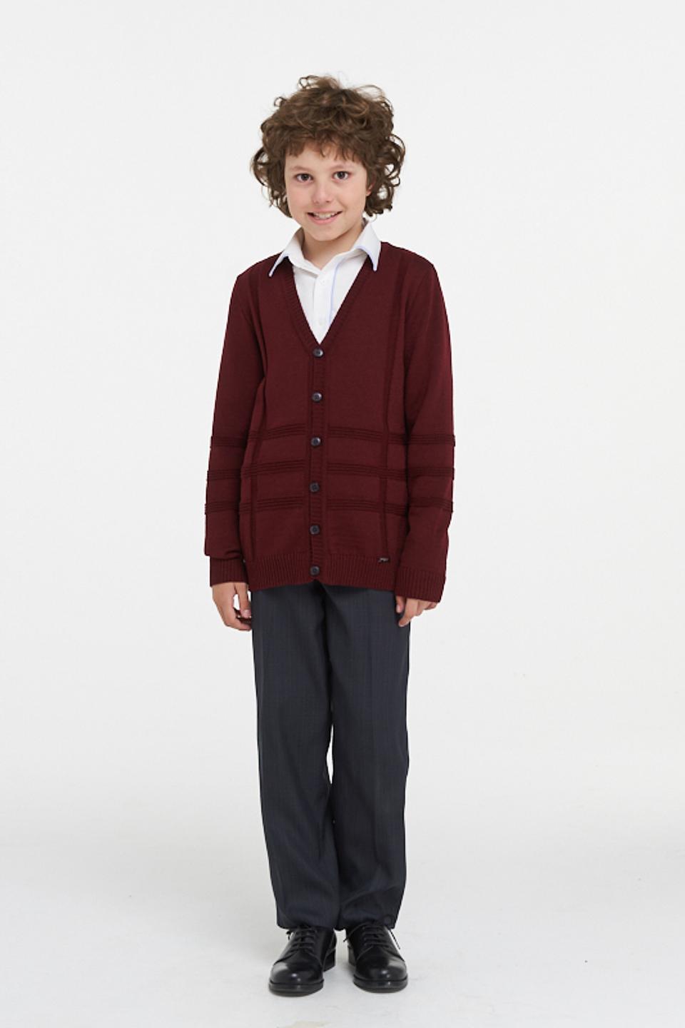 Кардиган VAY бордовый